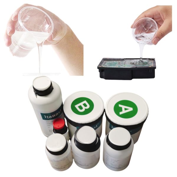 High Transparency Epoxy Potting Compound For Electronics 2:1 Self-Leveling AB Glue, Ideal For LED Modules, Sensitive Components & High Voltage Insulation