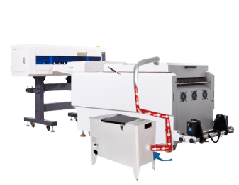 Secoueur de poudre DTF avec système de filtration avancé