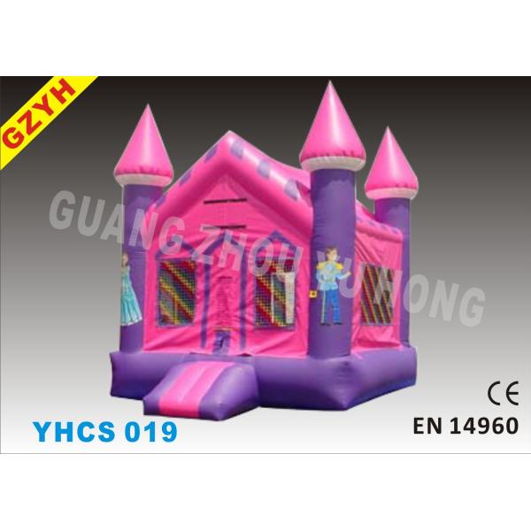 надувной замок коммерчески задворк детей брезента ПВК 0.55мм раздувной, дом ИХКС 019