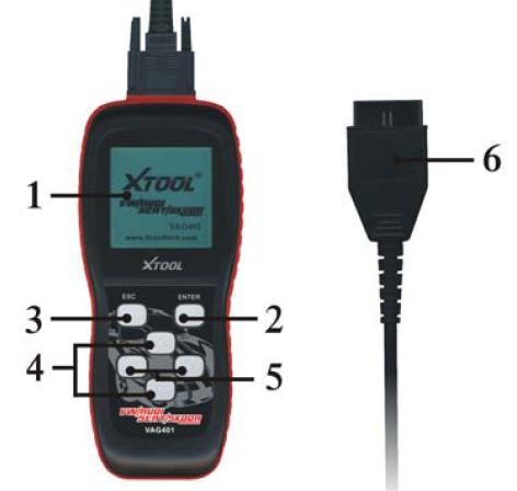 Professional OBD2 Scanner Codes XTOOL VAG401 VW / AUDI / SEAT / SKODA