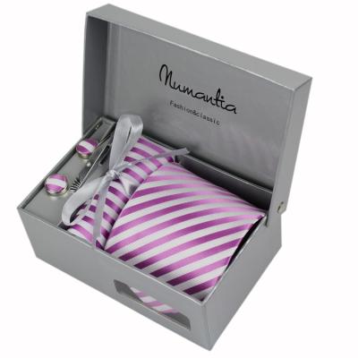 Polyester Necktie Gift Set For Men Mixed Patterns