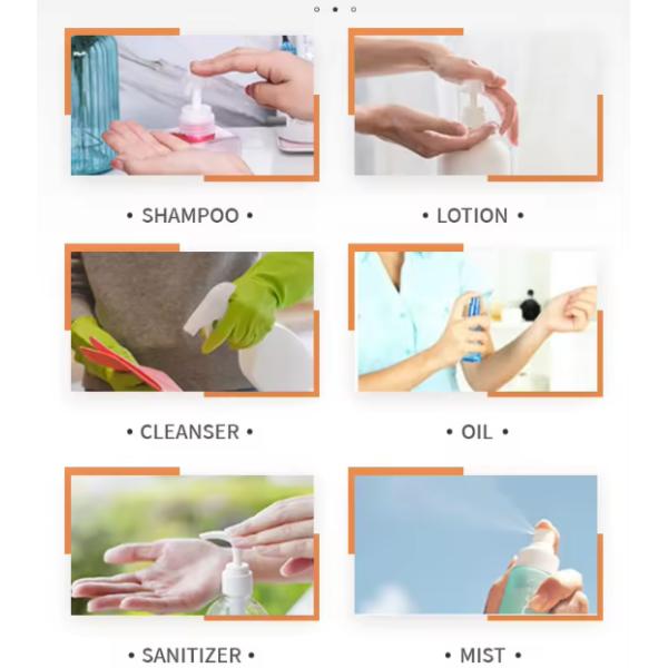 Красный пластмассовый ручной тонкий туман насос распылитель головка триггер распылитель для бутылки