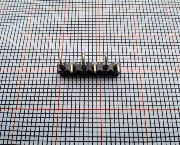 Terastor Round hole socket/Female Header 2.54mm 1*6P SMT