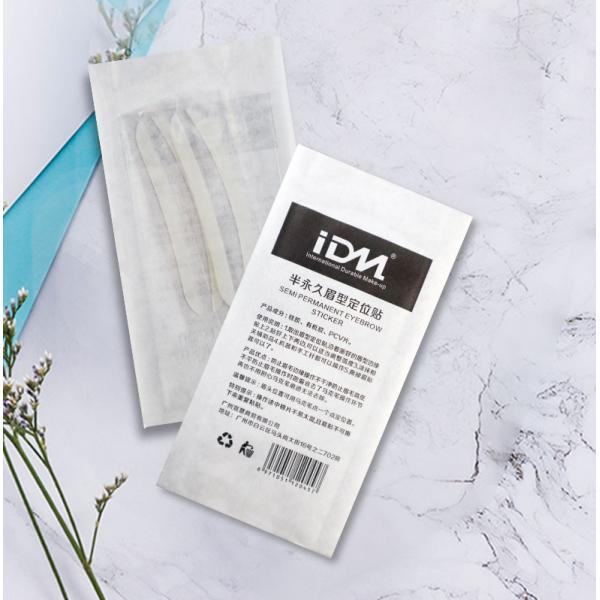 White Eyebrow Microblading Tool Permanent Makeup Tattoo Sticker