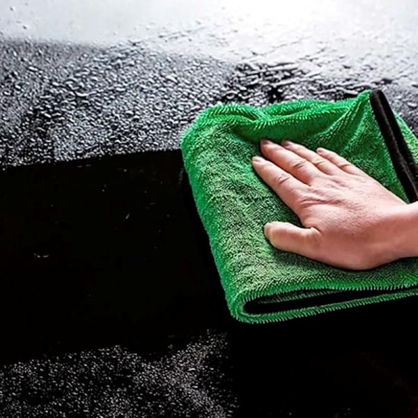 Serviettes de detailing pour voiture en microfibre 600 GSM 40x60cm Personnalisables