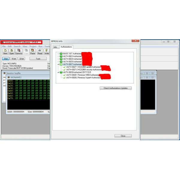 Programador de 2018 V5.84 ECU da caixa a mais atrasada da versão X-PROG auto com Dongle EEPROM de leitura/gravação de USB