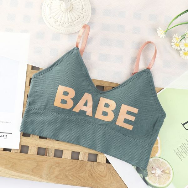 Comfortable Vest Style Girl's Bra High Quality New Arrival 2025 Wholesale Women Vest Style Bra for Slim Girls