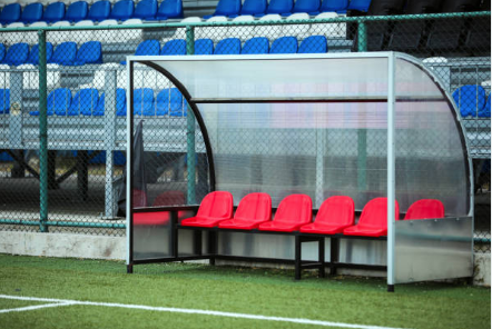 Заменяющие на открытом воздухе посадочные места стадиона для школы стадиона клуба футбола
