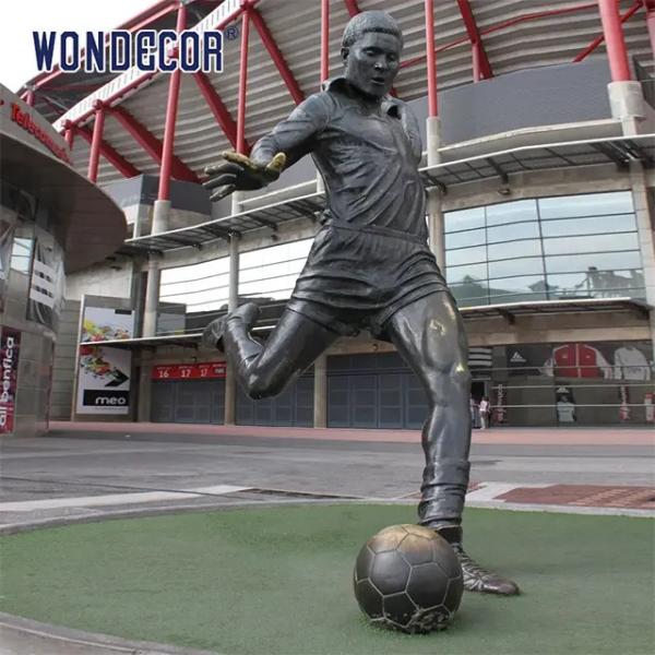 Sports Athletes Bronze Statues Sculpture Life Size People Shape