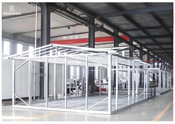 Light Steel Structure Prefab Glamping House Easy To Install