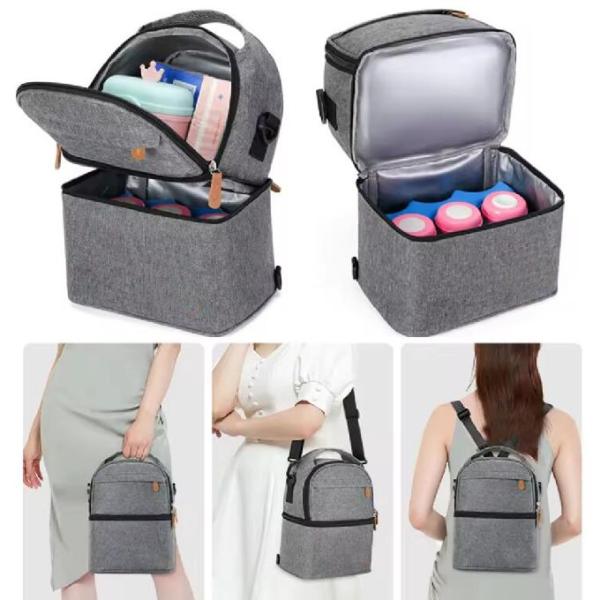 Bolso de pañales ligeros personalizado Bolso de mamá compacto