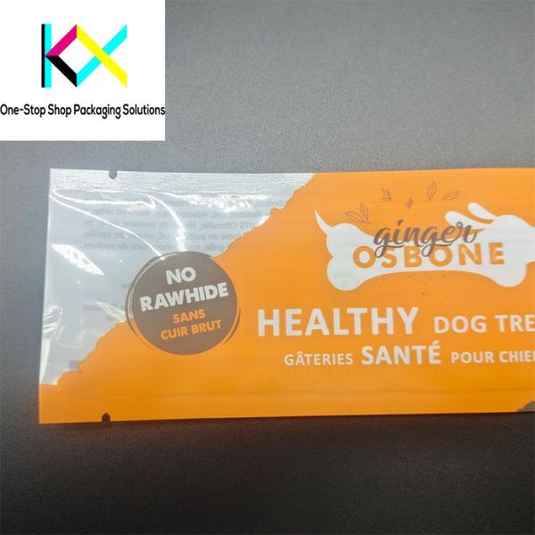 Transparent Window Plastic Pouch Bags Three Side Seal Pouches 110um