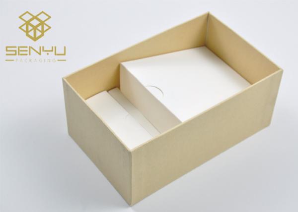 1200g Cardboard 150g Kraft Paper Packaging Drawer Box with EVA CMYK Printing
