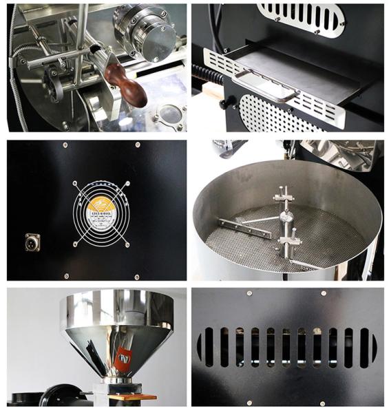 Industrial Lpg Gas1kg 2kg Cacao Coffee Bean Roasting Toaster Commercial Electric Cocoa Roaster Machinery Of Coffee