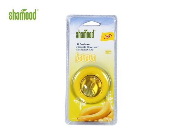 Banana UFO Shape Membrane Air Freshener Four Colors Liquid Round Size