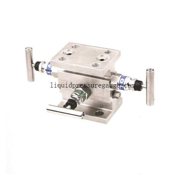 Клапаны 200C манометра пути коллектора 3 игольчатого клапана PTFE 6000Psi коллекторные