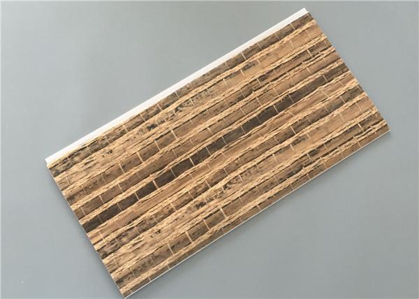 Multi Function Plastic Laminate Panels / Pvc Ceiling Planks Fireproof 8 Inch