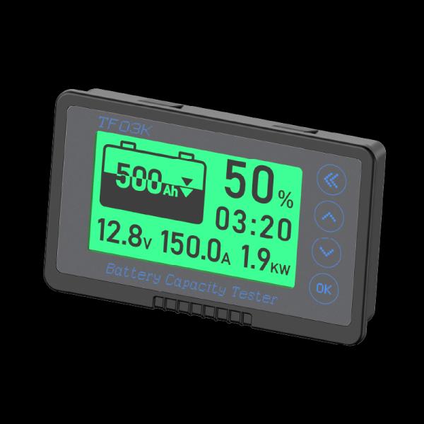 TF03K 2.8 Inch Battery Pack Monitor 8-120V 0-750A All On One Screen For Lead Acid Sodium Ion Battery