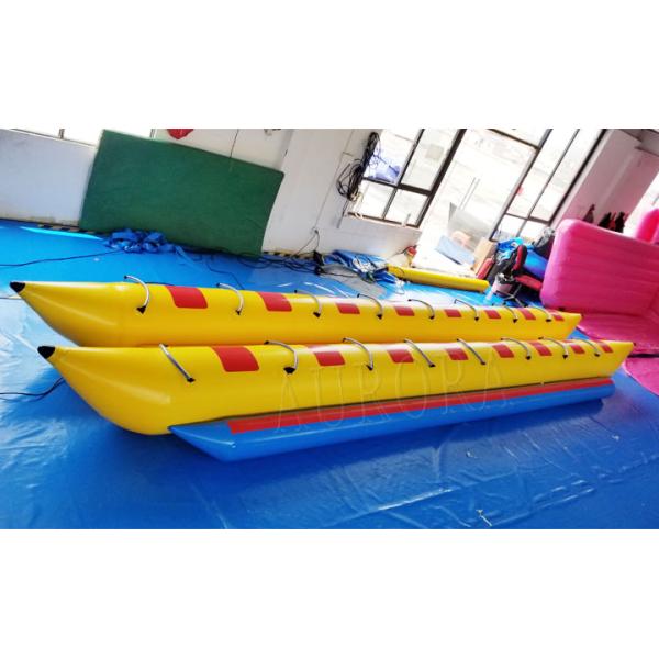 8 Persons Inflatable Water Toys Yellow Water Sports Flying Fish Banana Boat