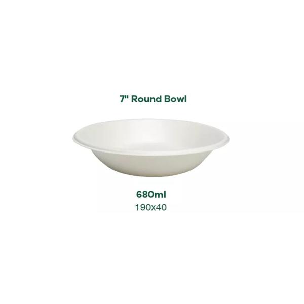 120 Degree Oil Resistant Biodegradable Sugarcane Bagasse Plates Takeaway Bowl With Lid