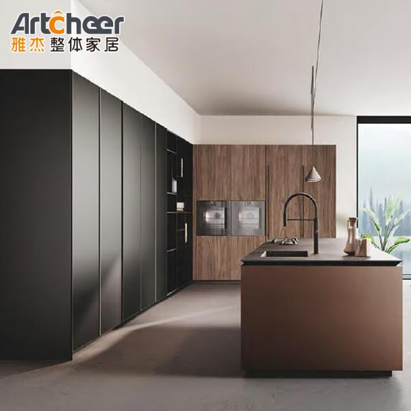 E0 класс остров дома кухня шкаф плоский пакет дизайн для современного домашнего декора
