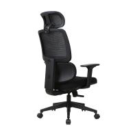Chaise ergonomique de jeu de noir d'Unigamer 18,4 KILOGRAMMES de chaise de bureau avec lombaire réglable