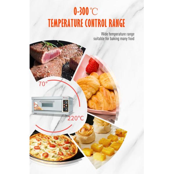 Один регулятор температуры печи палубы пекарни подноса механический с температурой таймера может получить 300°C