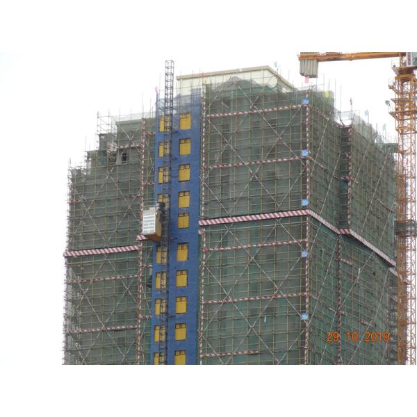 Standardizing System 3 Doors Rack & Pinion Construction Site Elevator