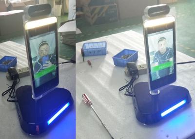 Do quiosque seguro da TEMPERATURA do reconhecimento de cara varredor térmico para o sistema do controle de acesso da segurança com software dos MIPS do código de QR