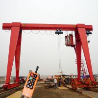 20t soulevant le portique simple à distance Crane With Electric Hoist For de poutre extérieur utilisant