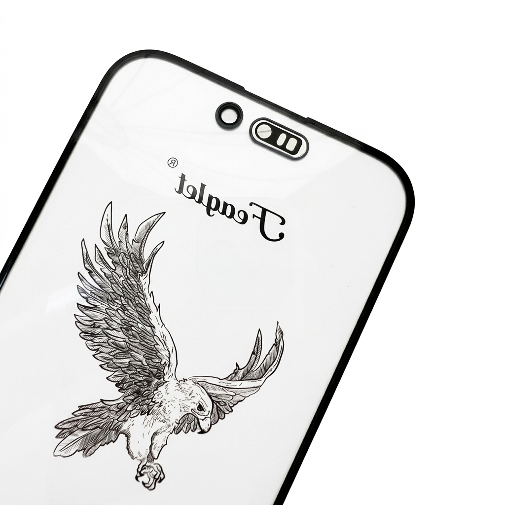 iPhone 15 Pro C4UV Cover Glass with OCA for Flexible OLED Refurbishment