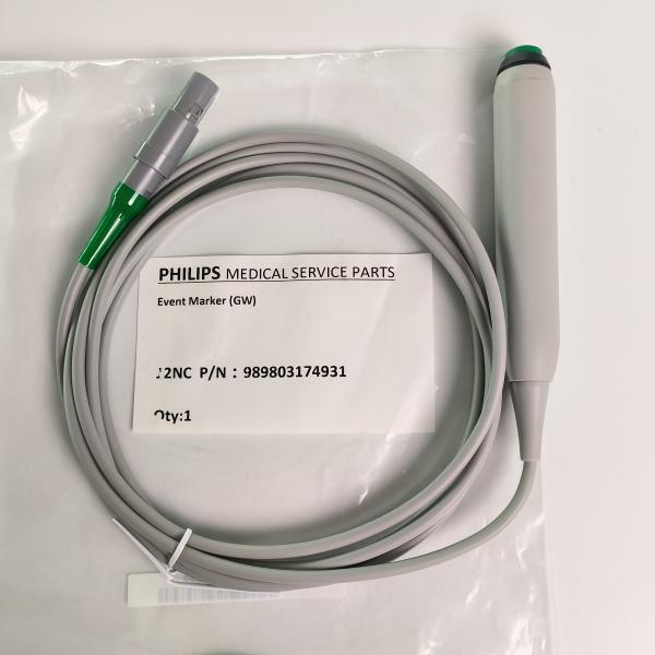 PHILIP Original Goldway MEDICAL SERVICE PARTS 6pin Event Marker ((GW) P/N: 989803174931 En el caso de los que no hayan sido identificados en el informe, el número de identificación es el siguiente: