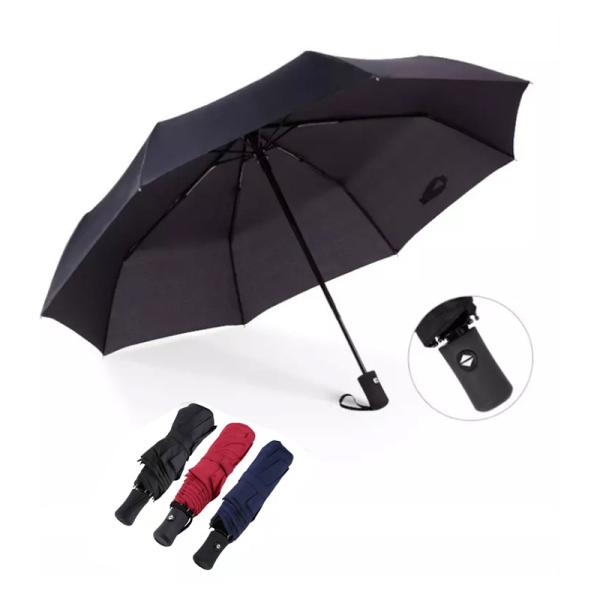 95cm Open Diameter Travel Umbrella with Compact Design and Customized Logo Paraguas