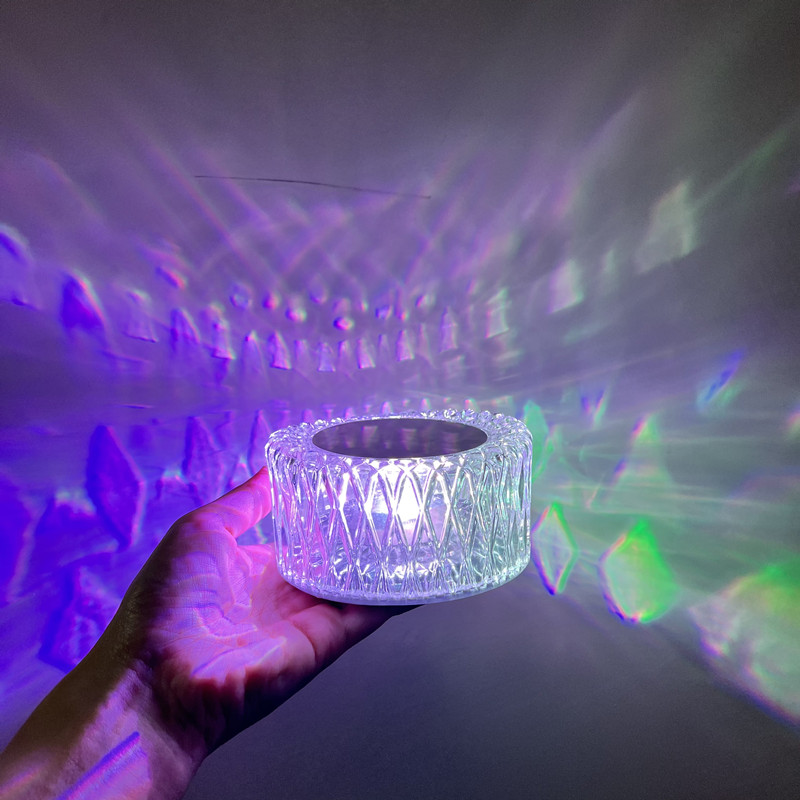 Лампы ухода за больным RGB SJD 04 небольшие Кристл затемняя свет ночи для домашней Адвокатуры