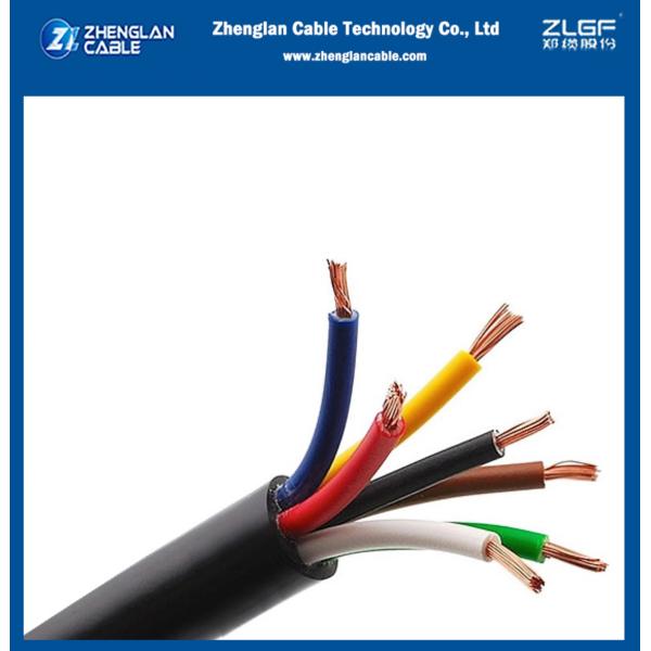 7X1.5mm2 600V CU/PVC/PVC многоядерный кабель управления IEC60502-1