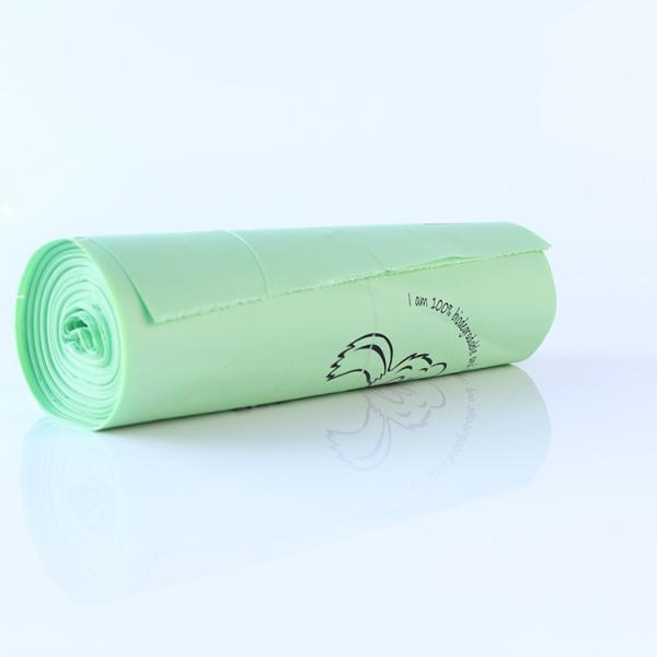 EN13432 11-200Mic Eco Friendly Trash Bags Biodegradable Poly Bags