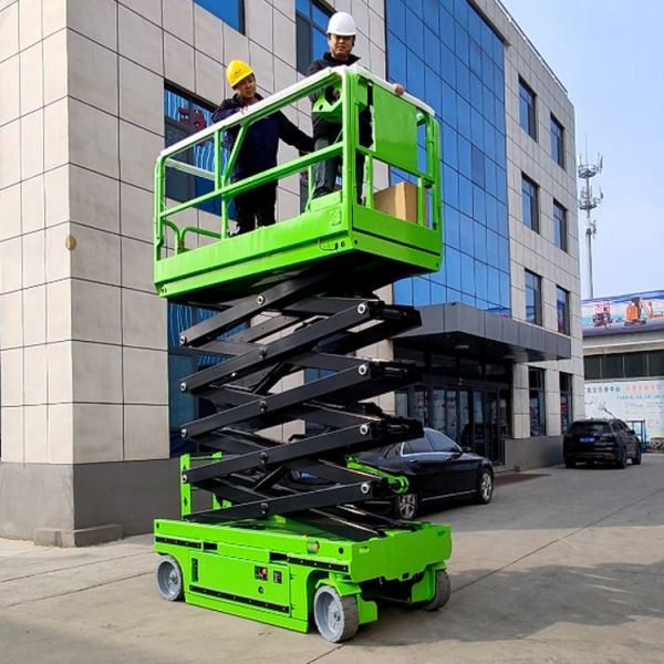 Self Propelled Electric Scissor Lift 8m 10m 12m Battery Powered Aerial Work Platform