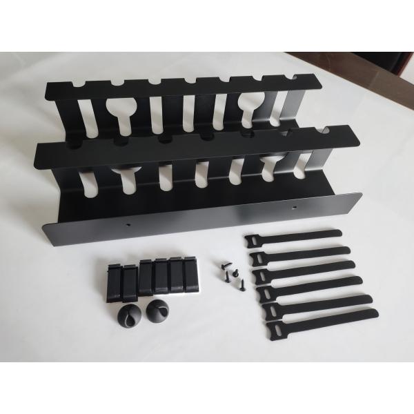 Домашний офис Столовой кабельный держатель 43 x 10 x 10 см с силовым покрытием из углеродистой стали