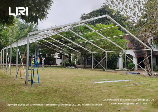 White PVC Cover 6061 T6 Outdoor Event Tents For Wedding Celebrations