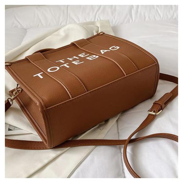 Brown Absolute Guarantee Female Sling Shoulder Bags Solid Color Ladies Tote Bag For Women Trendy Stylish Handbag