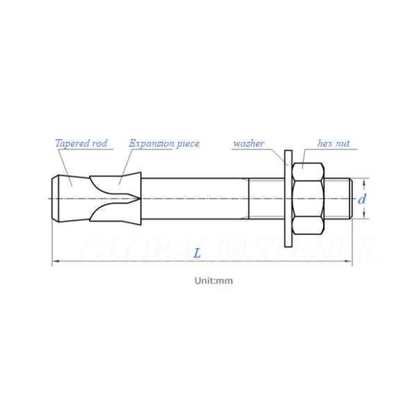 Professional Manufacturing Carbon Steel Gecko Anchor Bolts Expansion Screws Hollow Wall Anchor Stainless Steel Expansion Bolt