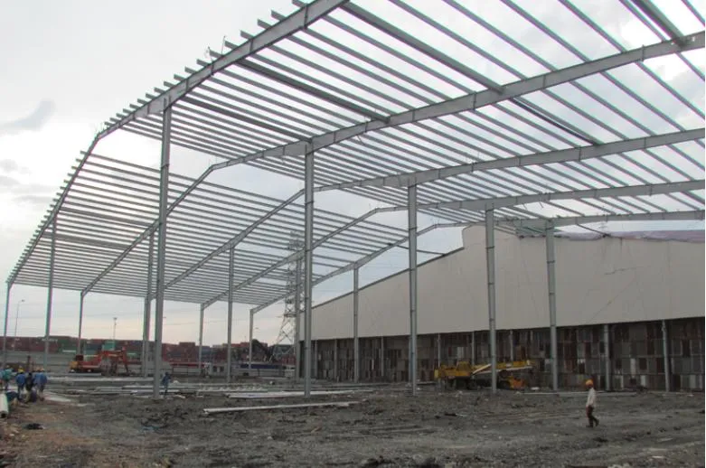 Anti-Corrosion Customizable Prefabricated Steel Warehouse with 50 Years Using Life
