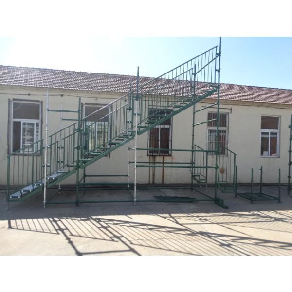 Heavy Duty Green Cuplock Scaffolding System for painters / Building