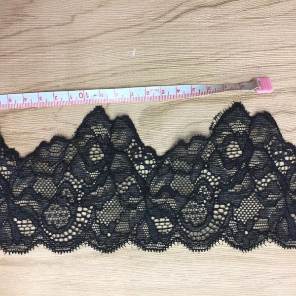 7cm  wide 2017  New Fashion  Lace Border/ underwear cotton lace edge in Black Color