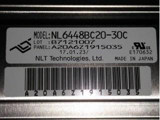 NL6448BC20-30C 6.5 INCH 640×480 1000 cd/m2 NEC LCM A-Si TFT LCD