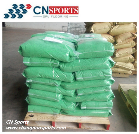 Purple Rubber Granules For Artificial Turf Acid Alkali Resistance
