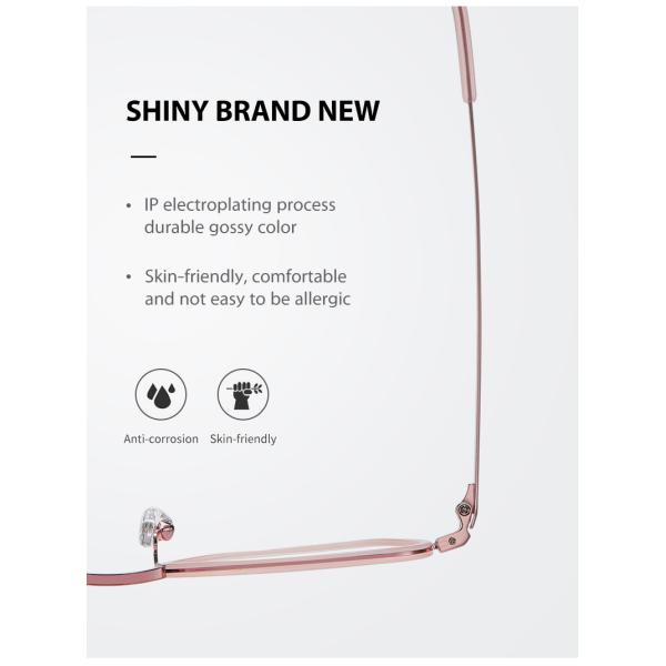 Облегченный OEM стекел титана ацетата для обеих людей и женщин