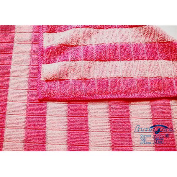 Home Textile Microfiber Weft-Knitted Cleaning Microfiber Cloths / Microfiber Wash Cloths
