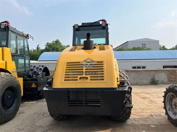 14 toneladas single drum vibratory road roller com motor Cummins de nível 2
