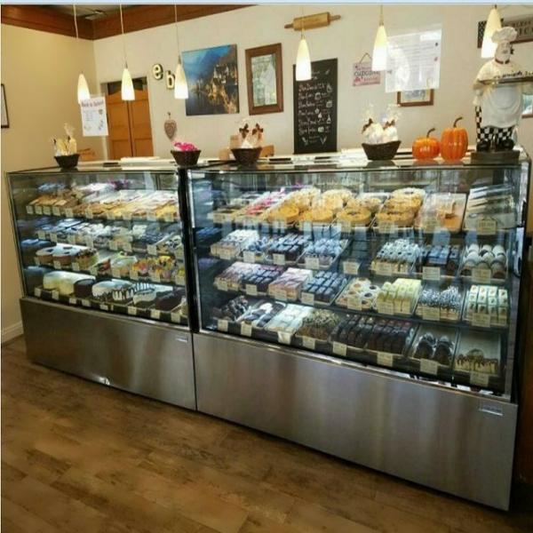 Cake showcase bakery cake display cabinet for bakery shop with ETL/CE